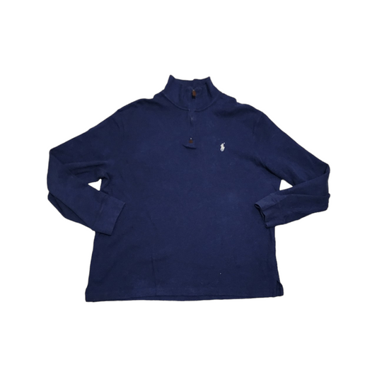 Sueter Polo Ralph Lauren Xgrande Xl Azul Pony Blanco