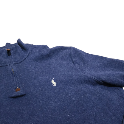 Sueter Polo Ralph Lauren Xgrande Xl Azul Pony Blanco