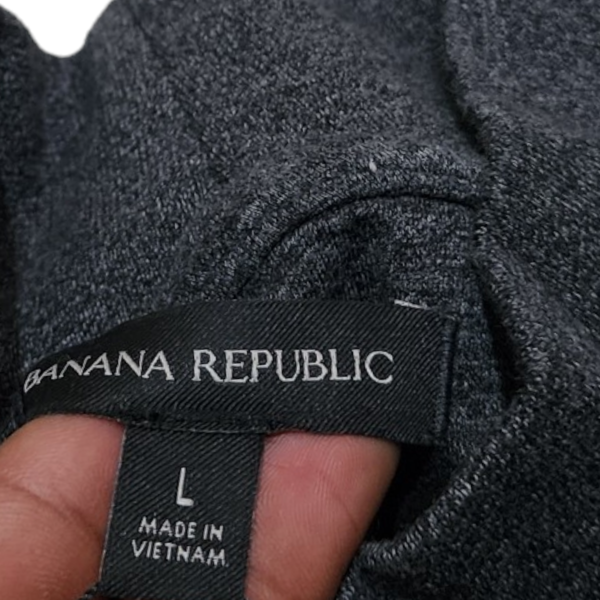 Sudadera Banana Republic Grande L Gris