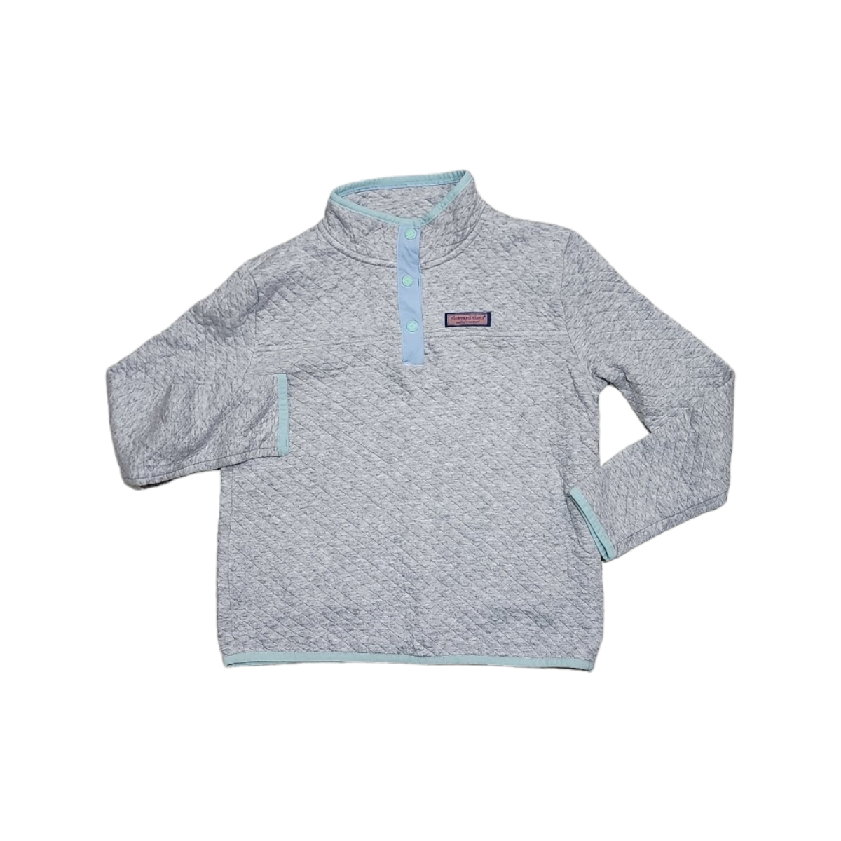 Sueter Vineyard Vines Adolescente Grande L 14 Gris