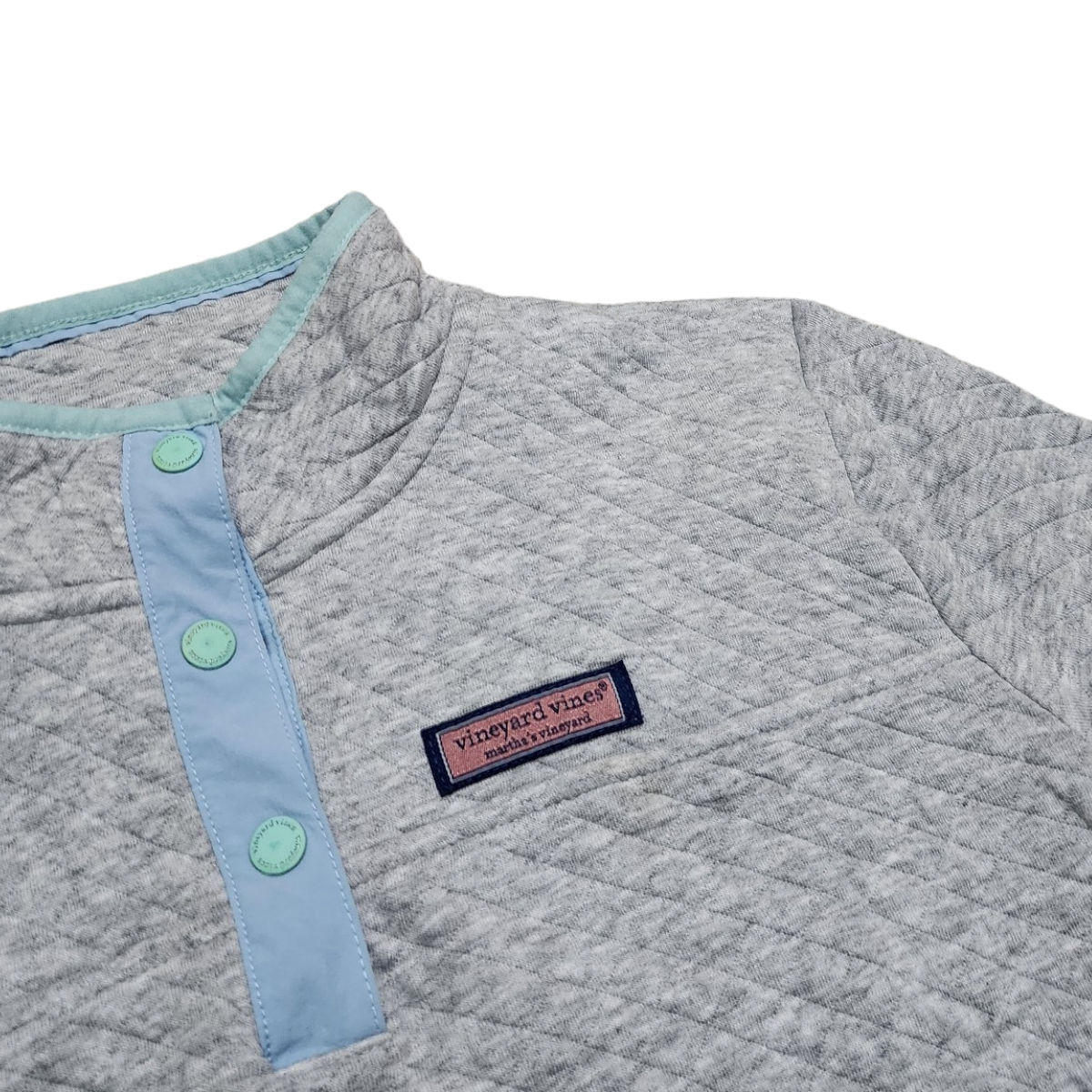 Sueter Vineyard Vines Adolescente Grande L 14 Gris