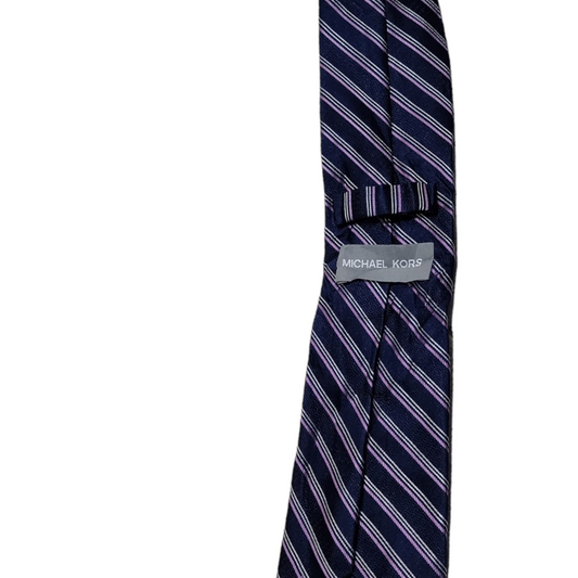 Corbata Michael Kors Azul Y Morado