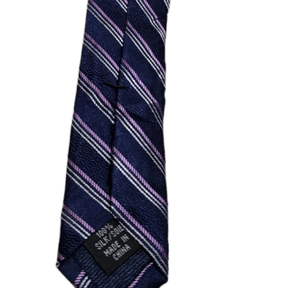 Corbata Michael Kors Azul Y Morado