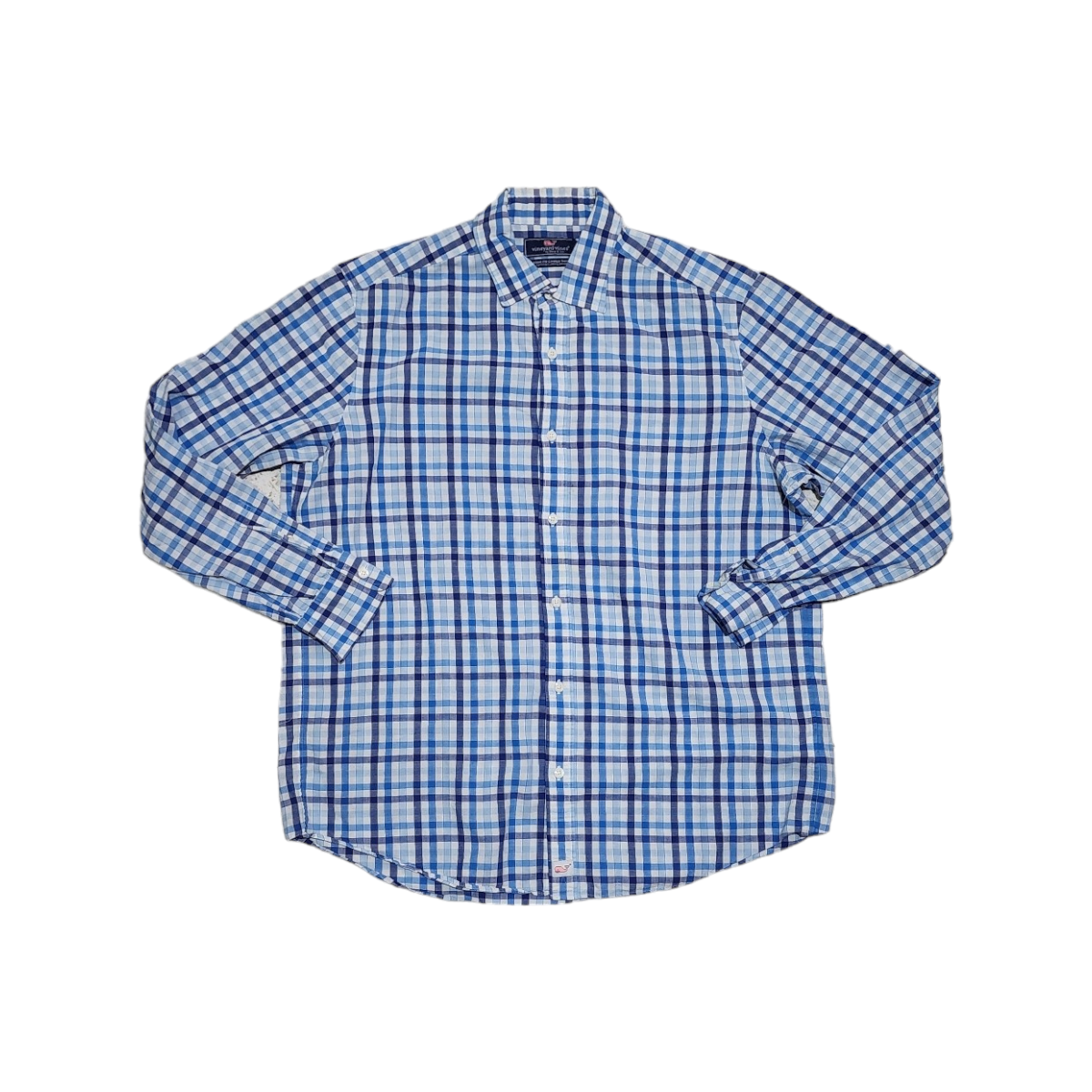 Camisa Vineyard Vines Grande L Classic Fit Cuadros Azul