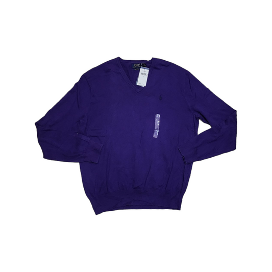 Sueter Polo Ralph Lauren Grande L Morado Cuello V