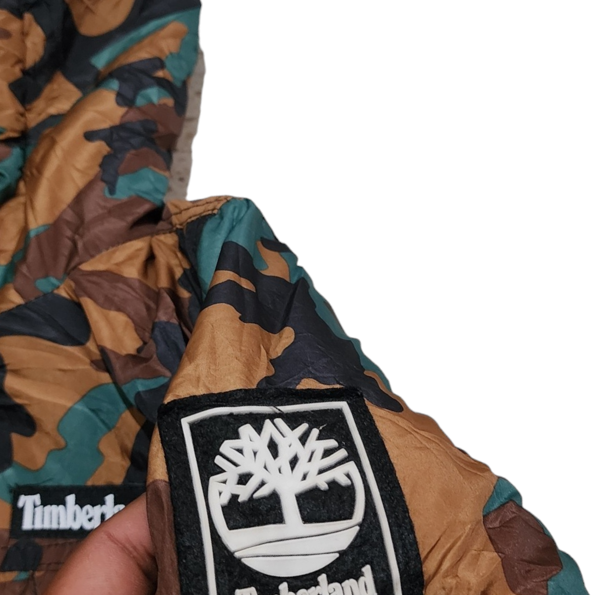 Chamarra Timberland Nino Small 6 7 Anos Camuflaje Cafe