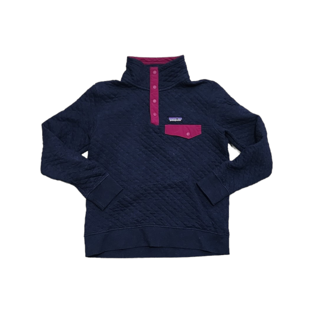 Pullover Patagonia Chico S Azul Con Rosa