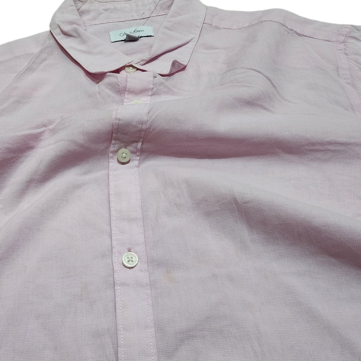 Camisa Calvin Klein Mediana M Rosa Cuadros