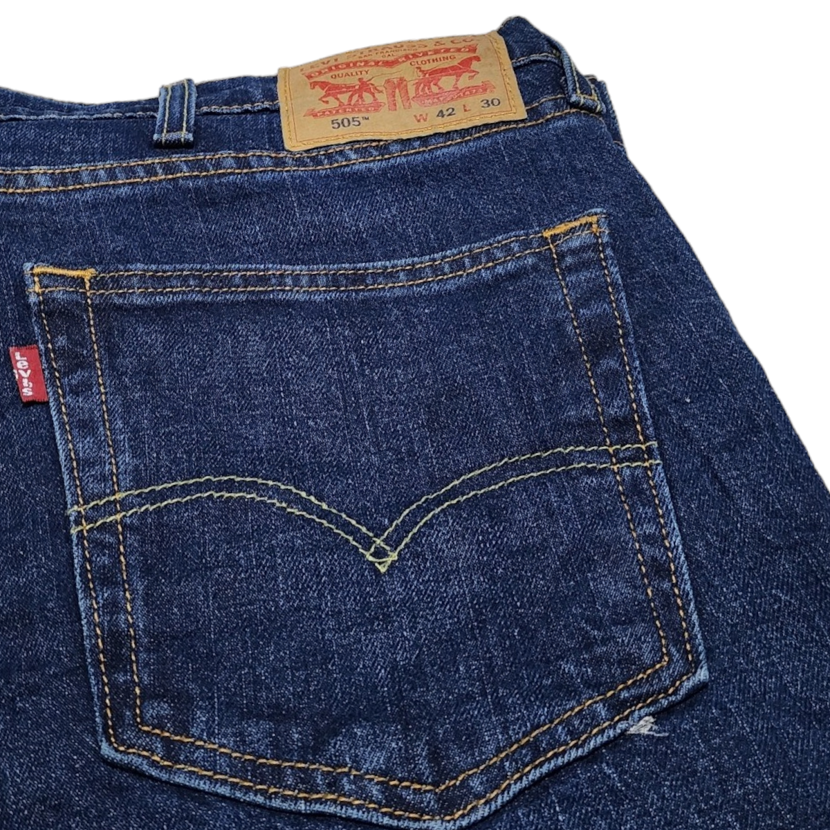 Pantalon Levis 505 42x30 Recto Azul