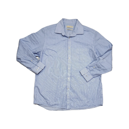 Camisa Michael Kors Grande 16 1/2 32-33 Regular Azul Cielo