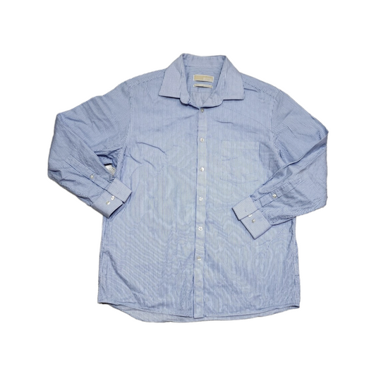 Camisa Michael Kors Grande 16 1/2 32-33 Regular Azul Cielo