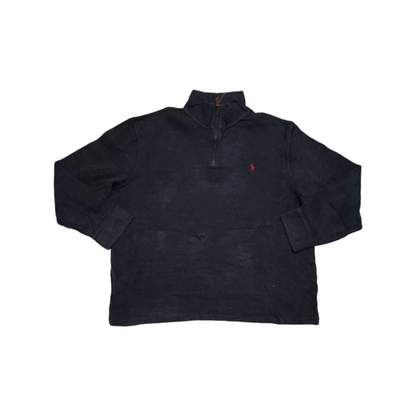 Sueter Polo Ralph Lauren Xgrande Xl Gris Pony Rojo