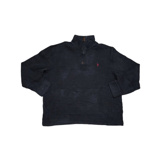 Sueter Polo Ralph Lauren Xgrande Xl Gris Pony Rojo