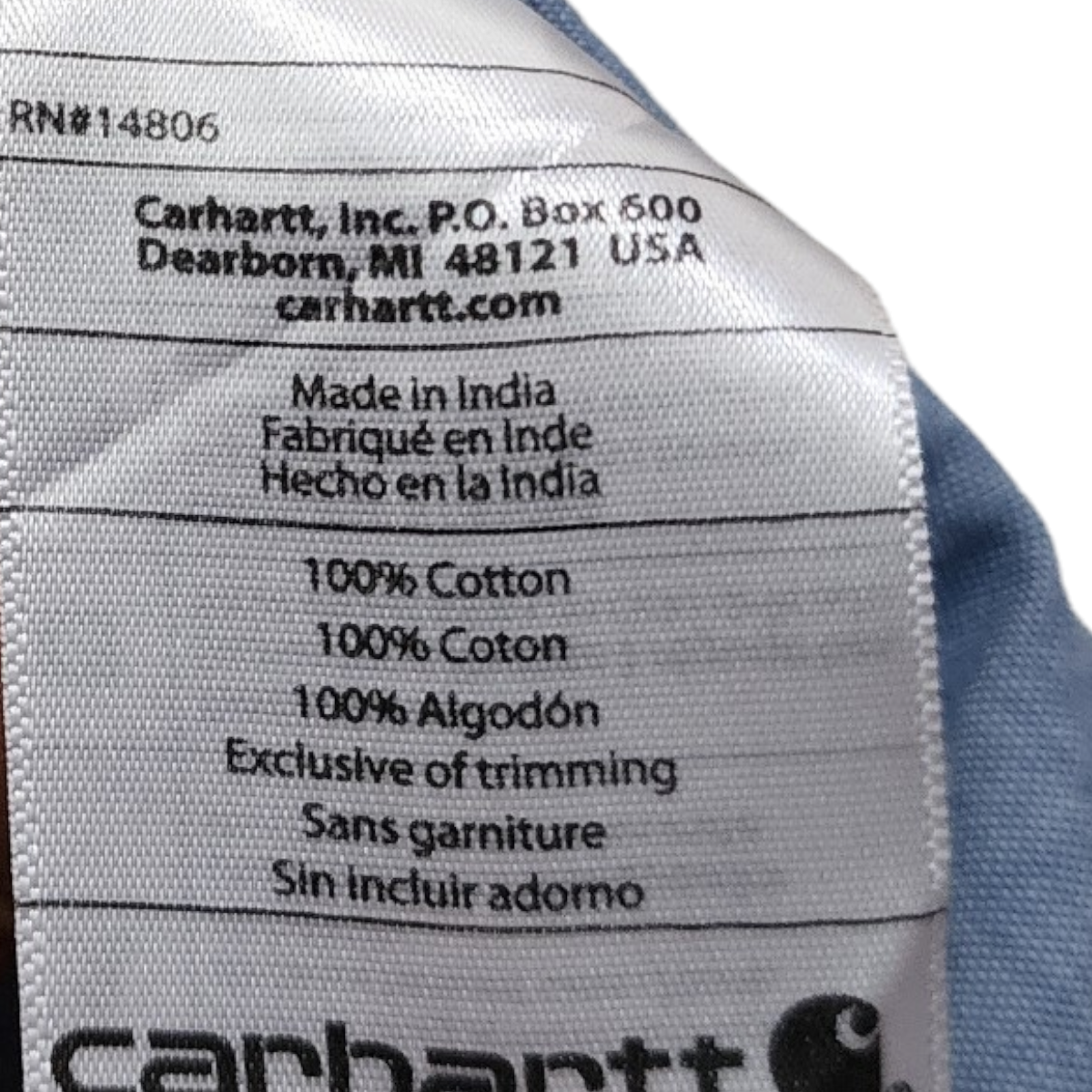 Camisa Carhartt 3xl Relaxed Fit Azul