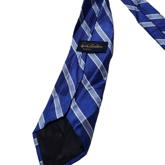 Corbata Brooks Brothers Azul Lineas