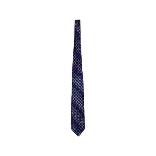 Corbata Michael Kors Azul Circulos