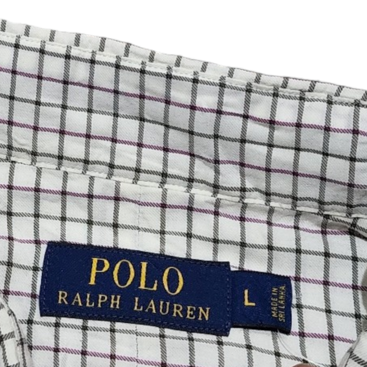 Camisa Polo Ralph Lauren Grande L Cuadros Verde