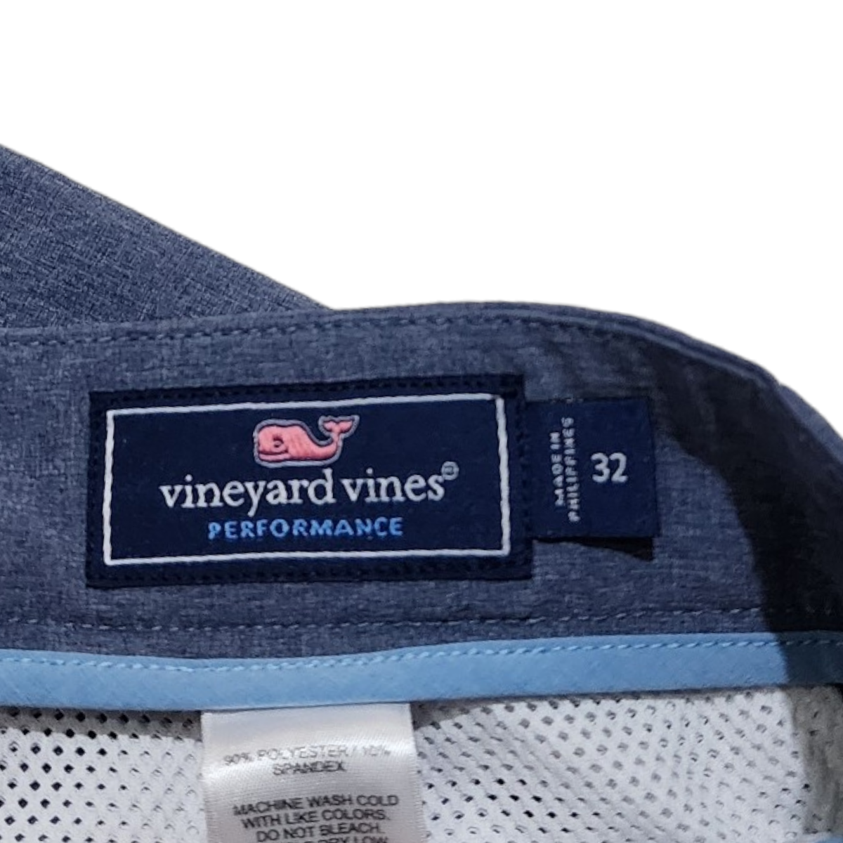 Bermuda Vineyard Vines Performance Talla 32 Azul