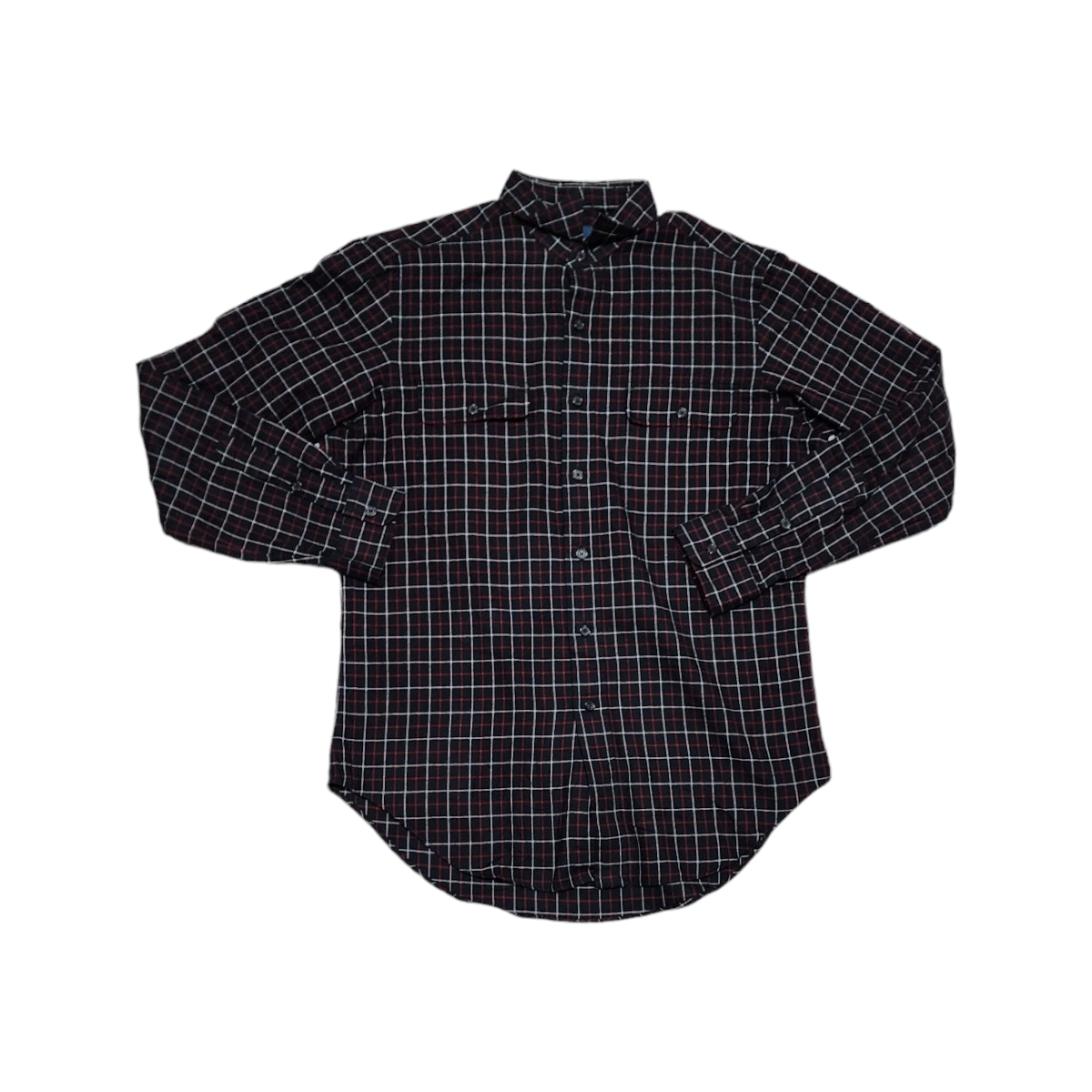 Camisa Ralph Lauren Mediana M Negro Cuadros