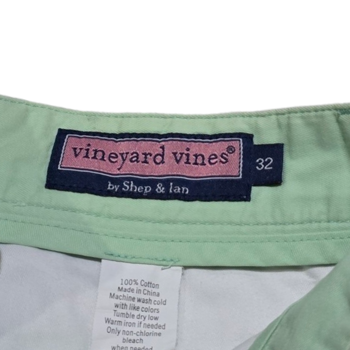 Bermuda Vineyard Vines Talla 32 Club Short Verde