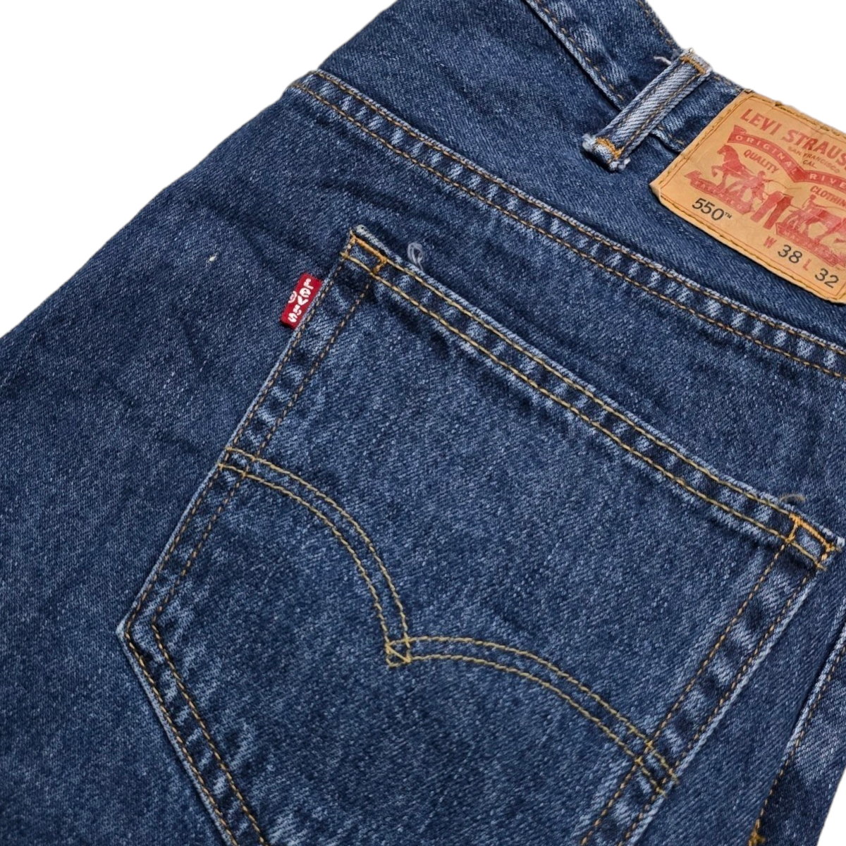 Pantalon Levis 550 38x32 Recto Azul