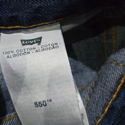 Pantalon Levis 550 38x32 Recto Azul