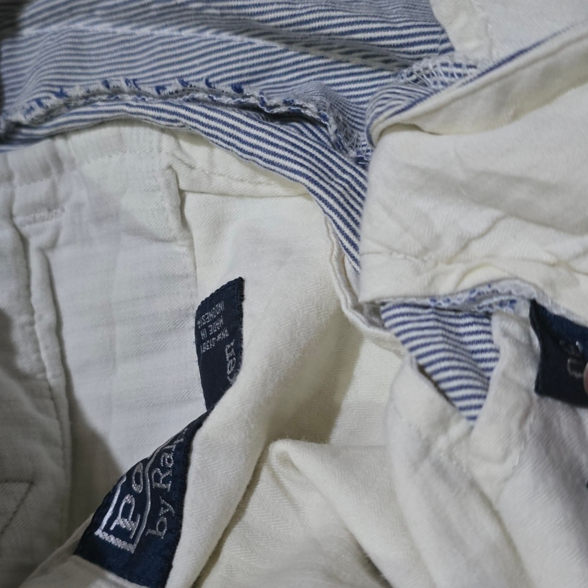 Bermuda Polo Ralph Lauren Talla 30 Azul Lineas