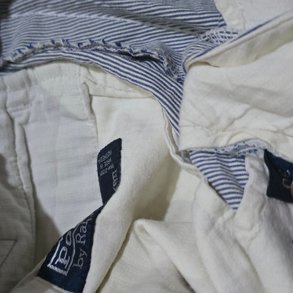 Bermuda Polo Ralph Lauren Talla 30 Azul Lineas