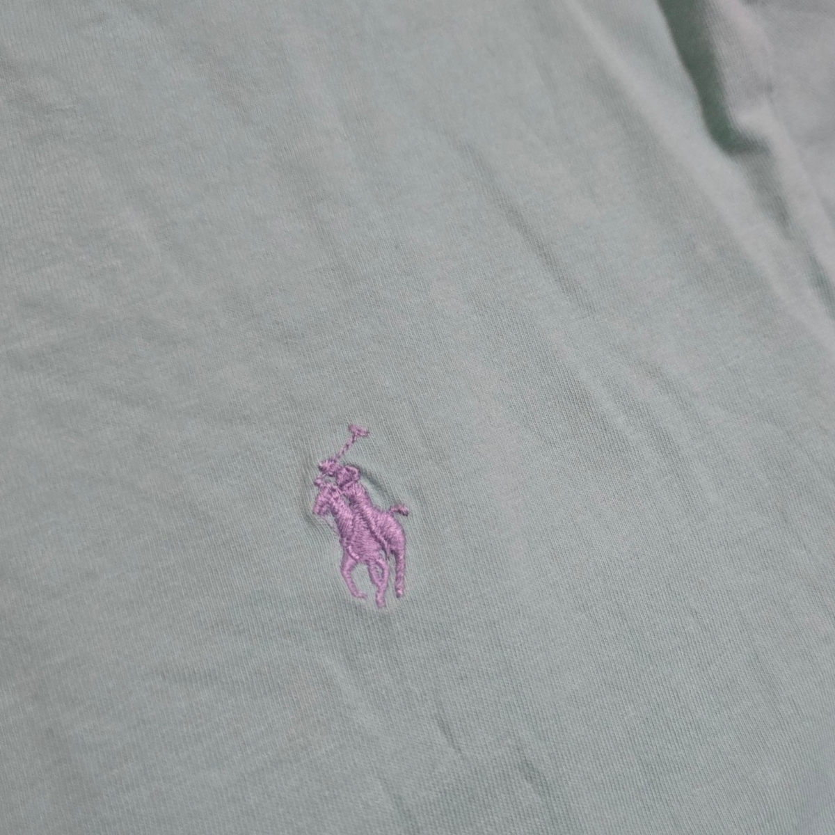 Playera Ralph Lauren 2xl 109/108b Turquesa Pony Rosa