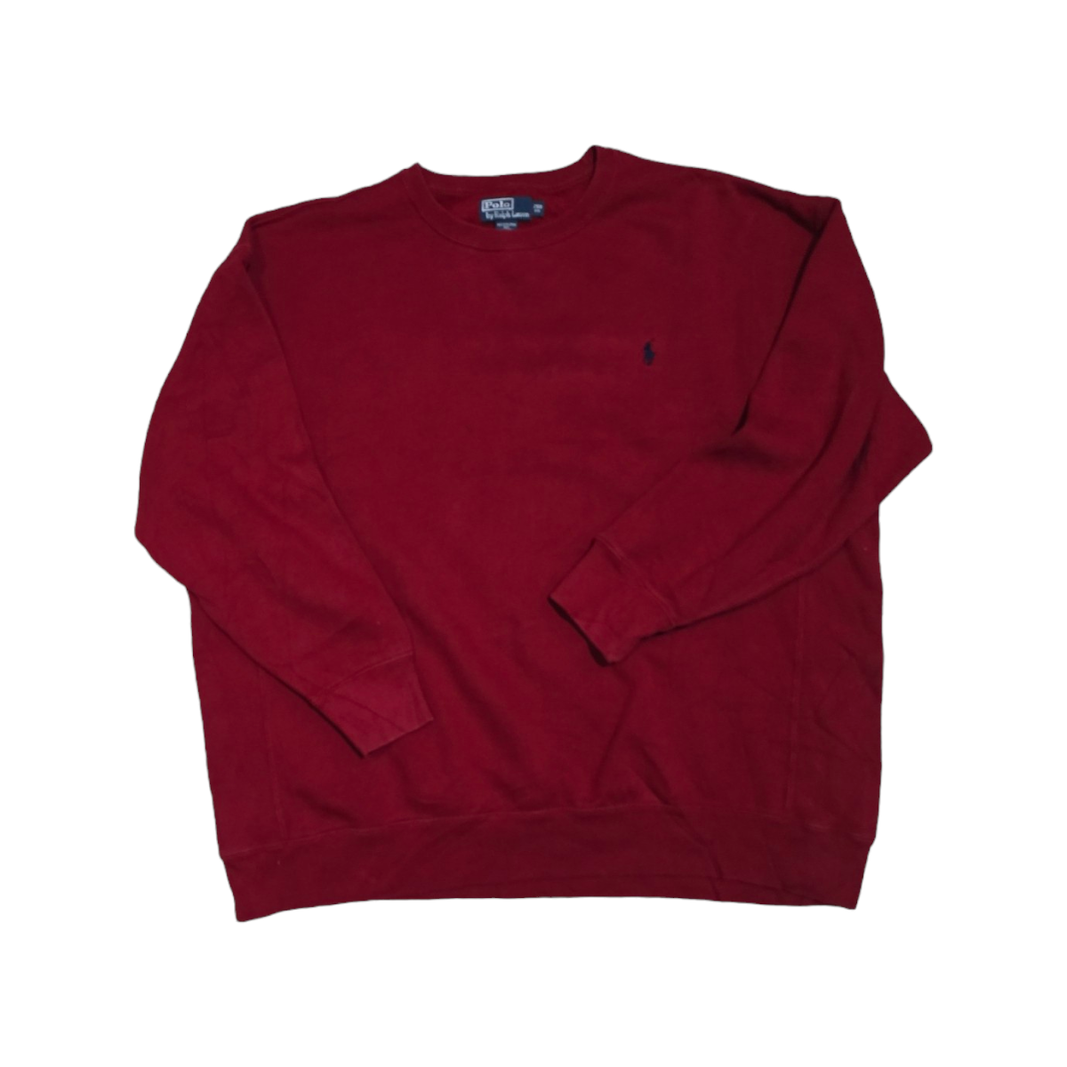 Sudadera Ralph Lauren 2xbig Rojo Pony Azul