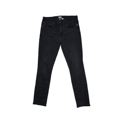 Pantalon J.crew 34x32 Skinny Negro Deslavado