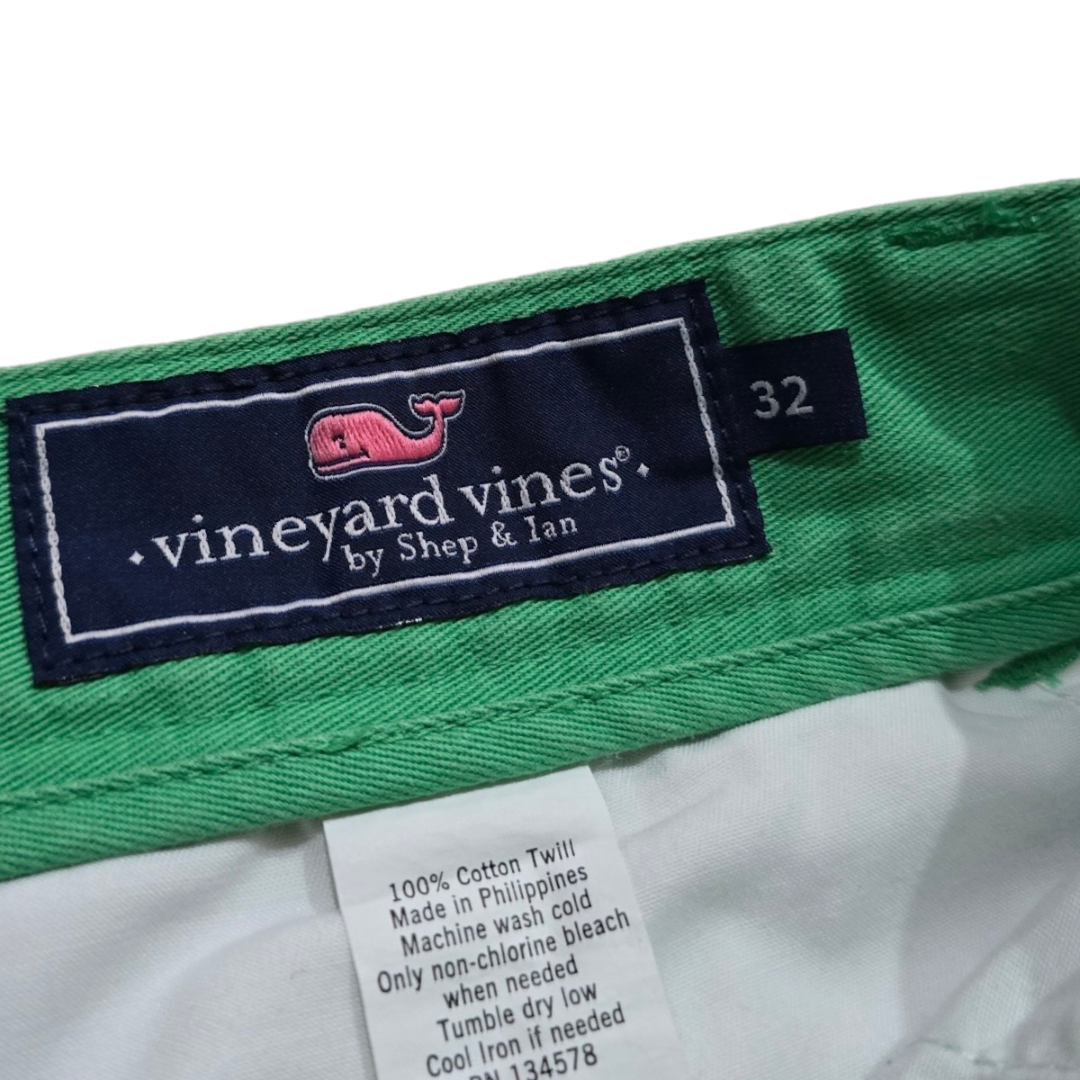 Bermuda Vineyard Vines Talla 32 Verde