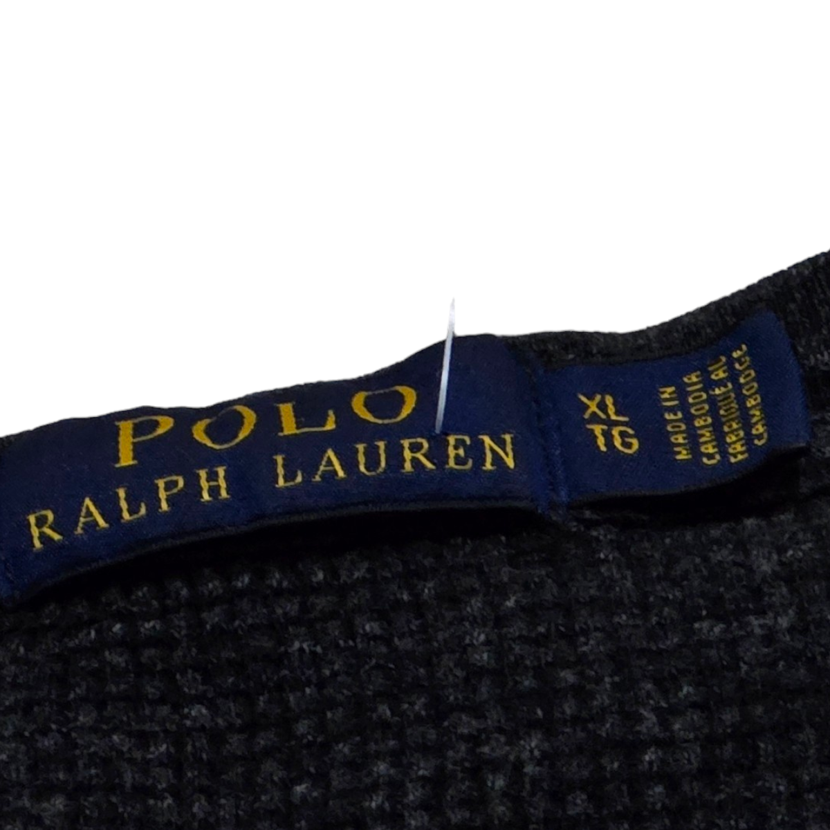 Playera Manga Larga Ralph Lauren Xgrande Xl Gris Oscuro