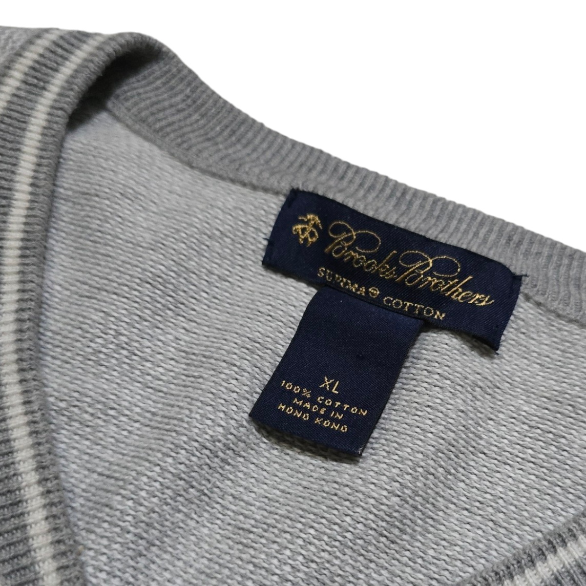 Chaleco Brooks Brothers Xgrande Xl Gris