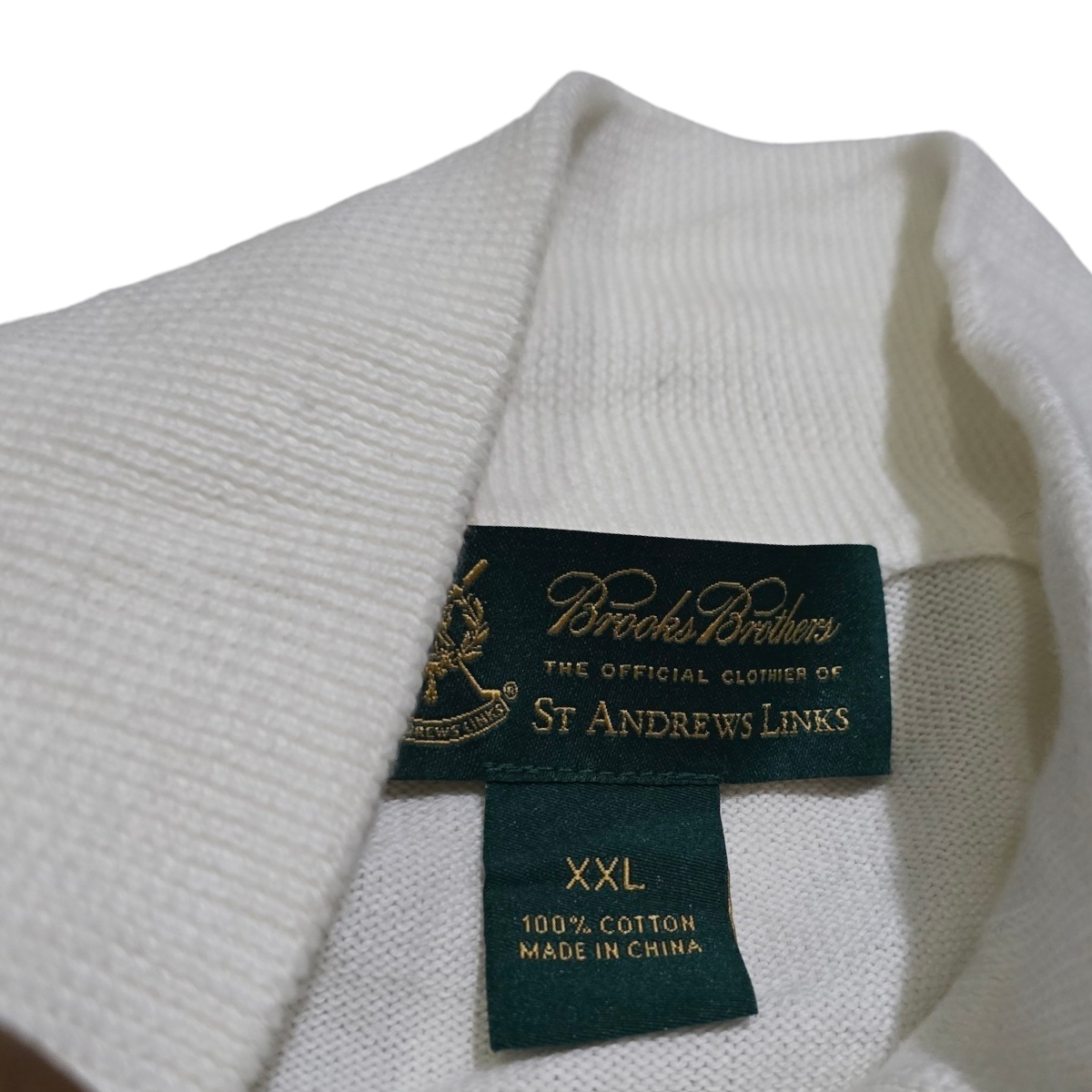 Sueter Brooks Brothers 2xl Blanco Con Figuras