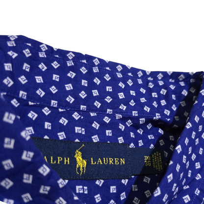 Camisa Manga Corta Ralph Lauren 3xb Azul Figuras Pony Azul