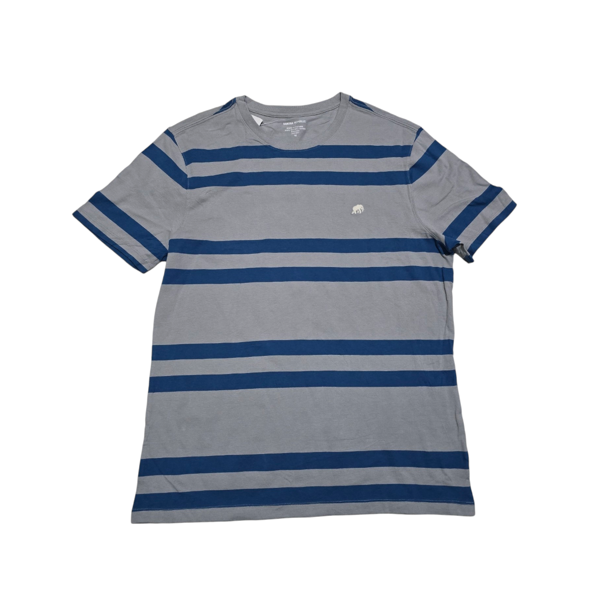 Playera Banana Republic Mediana M Línea Gris Y Azul