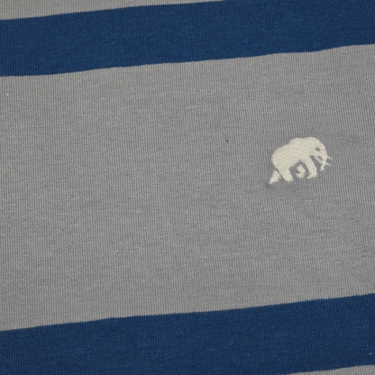 Playera Banana Republic Mediana M Línea Gris Y Azul
