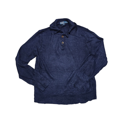 Sueter Ralph Lauren Grande L Lino Azul