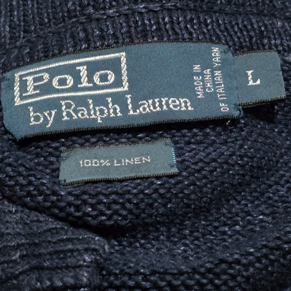 Sueter Ralph Lauren Grande L Lino Azul