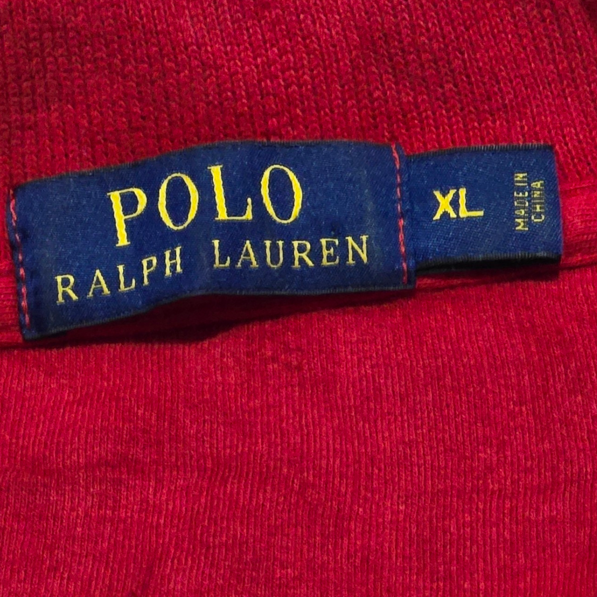 Sueter Polo Ralph Lauren Xgrande Xl Rojo Pony Azul