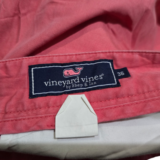 Bermuda Vineyard Vines Talla 36 Coral Oscuro