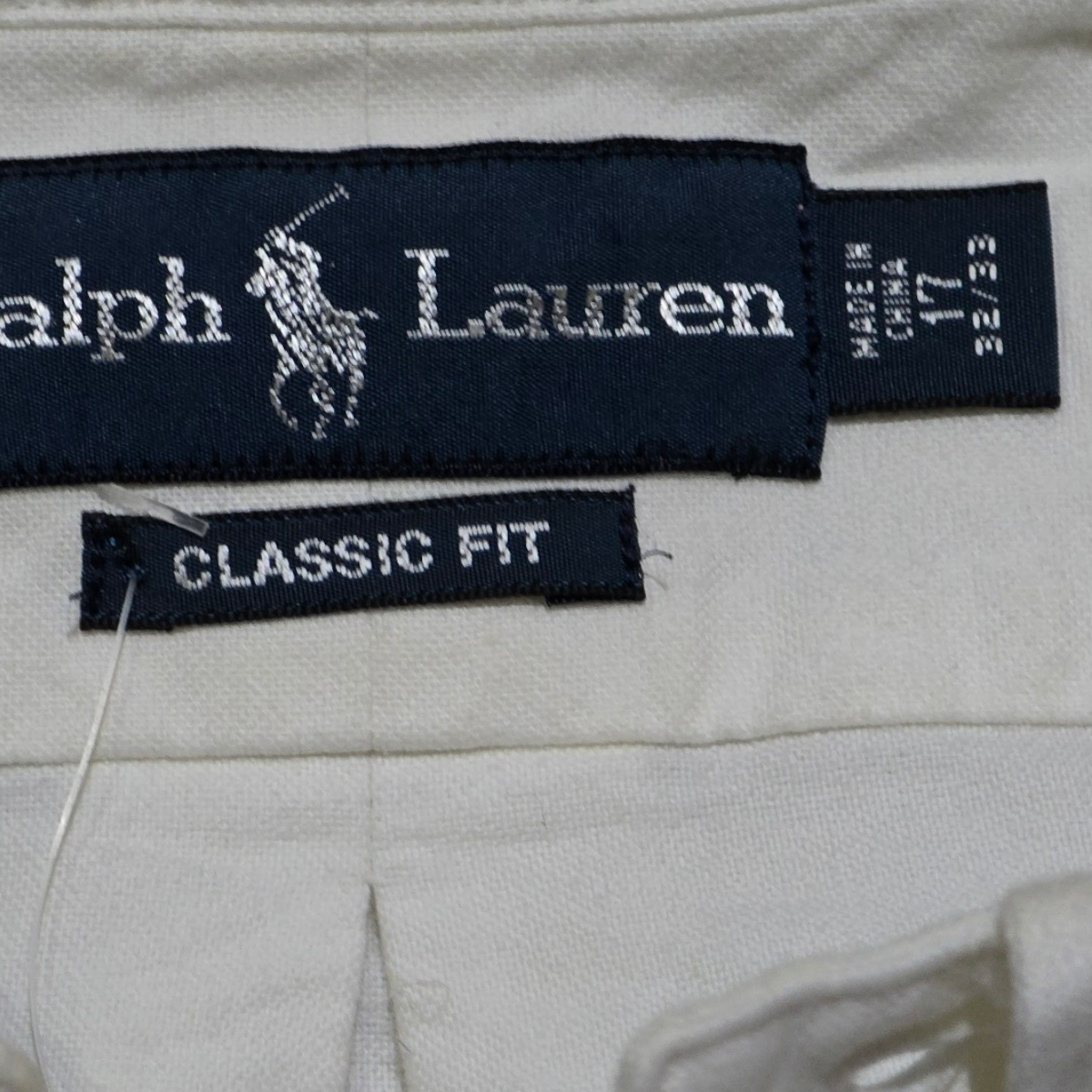 Camisa Ralph Lauren Xgrande 17 32-33 Classic Fit Blanca