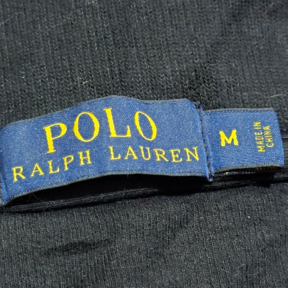 Sueter Ralph Lauren Mediano M Negro Pony Rojo