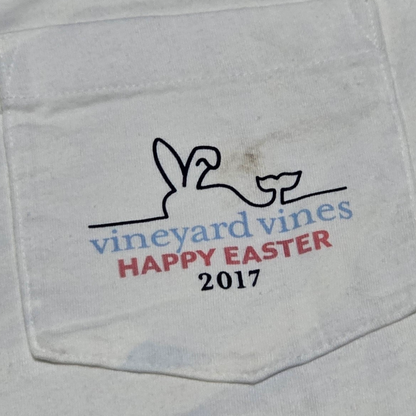 Playera Manga Larga Vineyard Vines Chico S Blanca Pascua