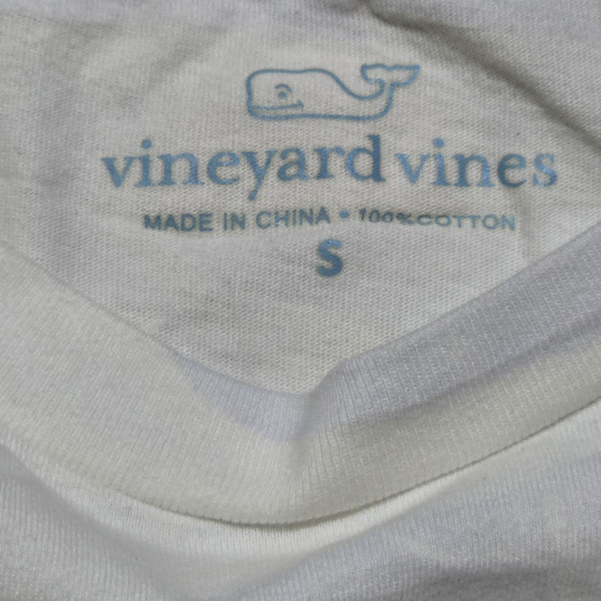 Playera Manga Larga Vineyard Vines Chico S Blanca Pascua