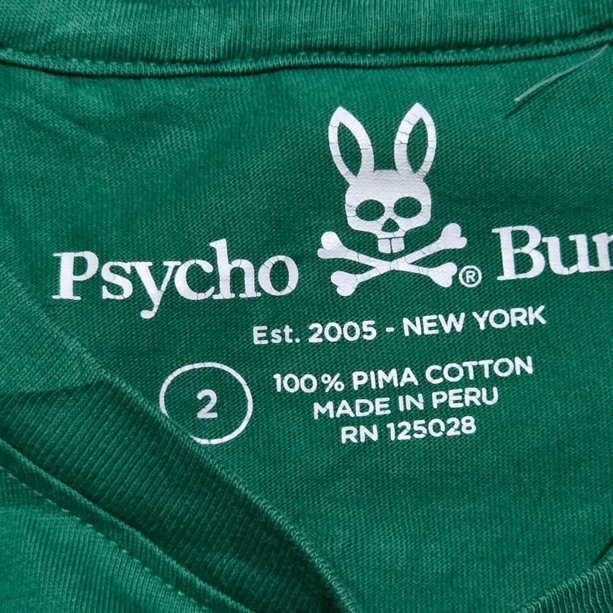 Playera Psycho Bunny Xchico Xs 2 Verde