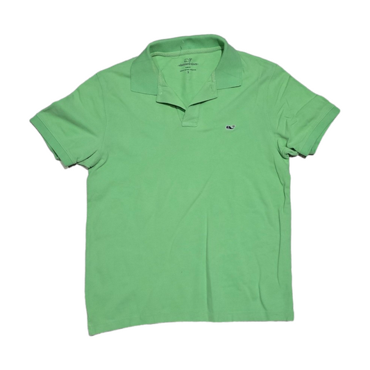 Playera Polo Vineyard Vines Chico S Slimfit Verde