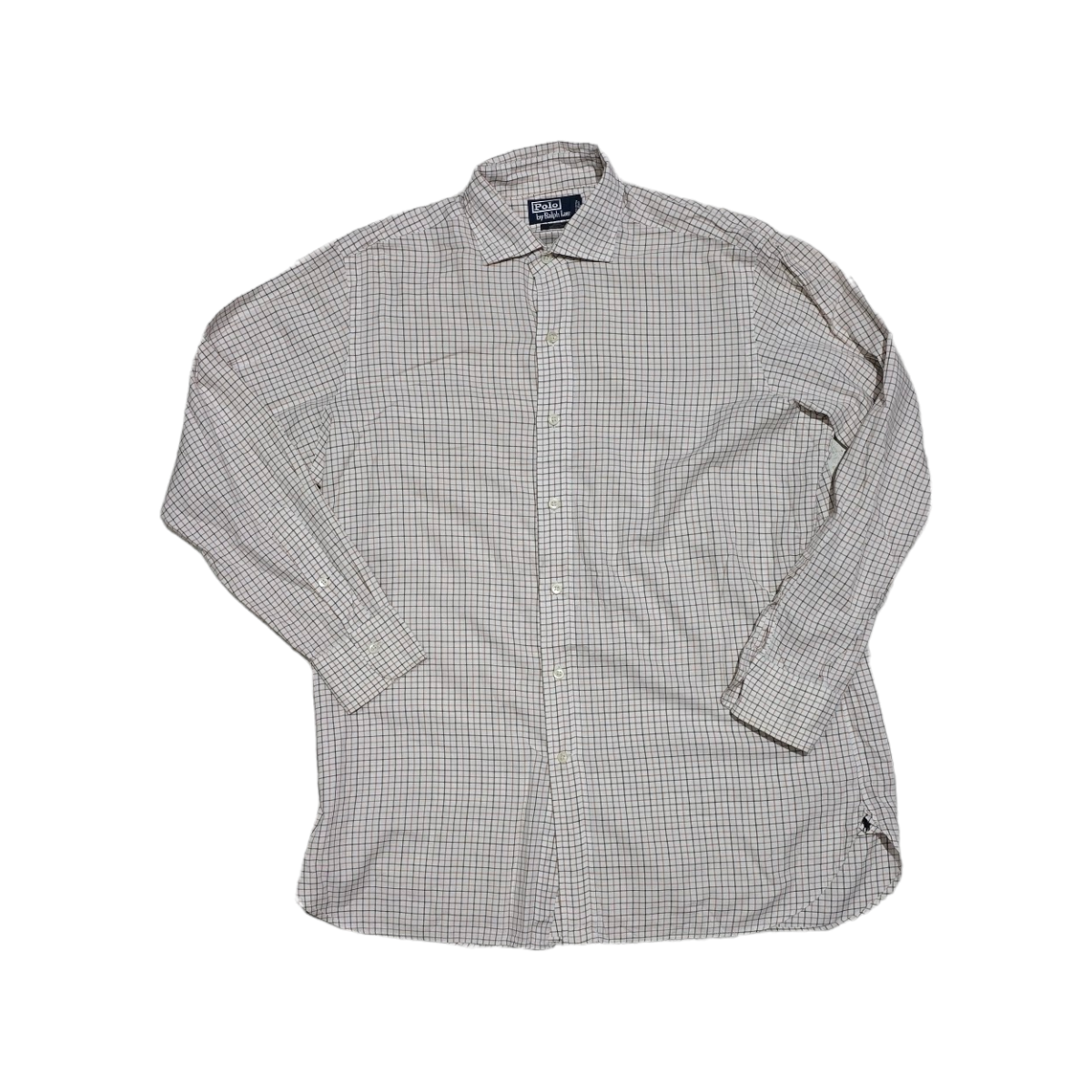 Camisa Ralph Lauren Mediana 15 1/2 Classic Sit Estate Cuadro