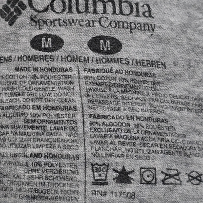 Playera Columbia Mediano M Gris